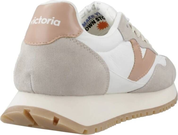 Victoria Nylon en Suède Sneakers Multicolor Dames