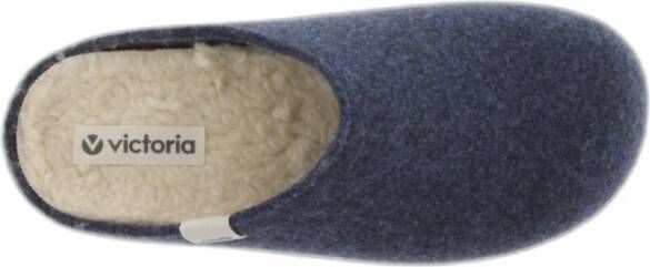 Victoria Schoenen norte fieltro Blauw Heren