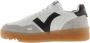 Victoria Seoul Effect Leren Sneakers Multicolor Heren - Thumbnail 5