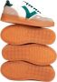 Victoria Seul Unisex Leather Effect Low Tennis & Color & Split Leather Pieces In Contrast 1257125 for Adults VERDE - Thumbnail 6