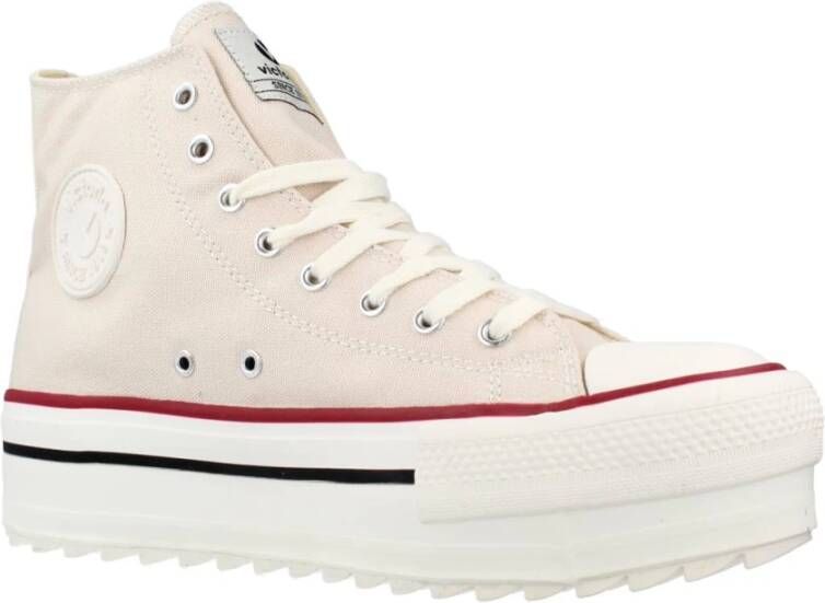 Victoria Platform Sneakers voor Vrouwen Beige Dames