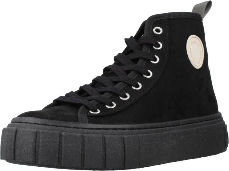 Victoria Casual Lace-Up Sneakers for Women Black Dames