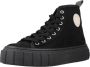 Victoria Casual Lace-Up Sneakers for Women Black Dames - Thumbnail 2