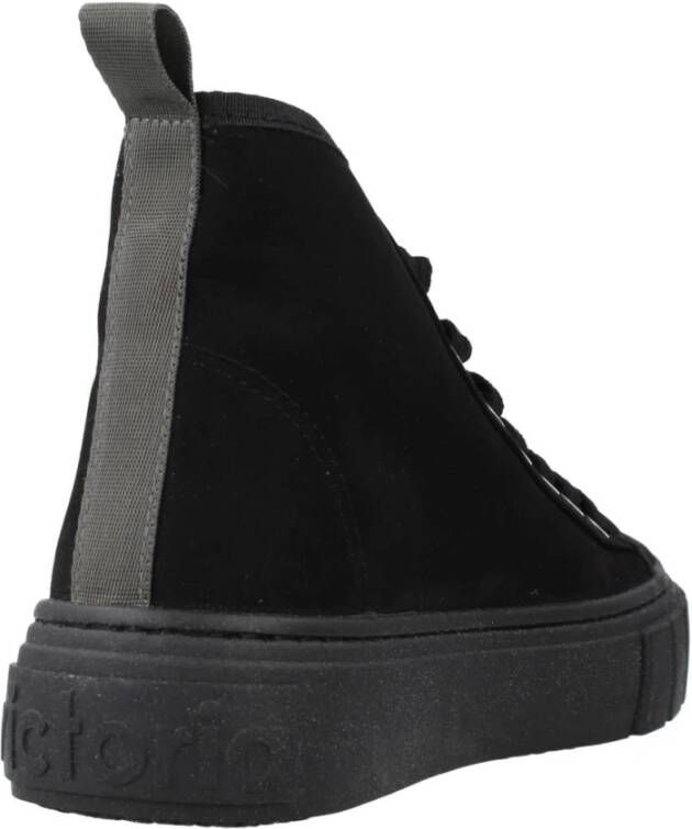 Victoria Casual Lace-Up Sneakers for Women Black Dames