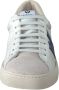 Victoria Contrast Leren Sneakers Grote Maten Blauw - Thumbnail 12