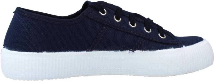 Victoria Steenbruine Canvas Sneakers voor Vrouwen Blue Dames