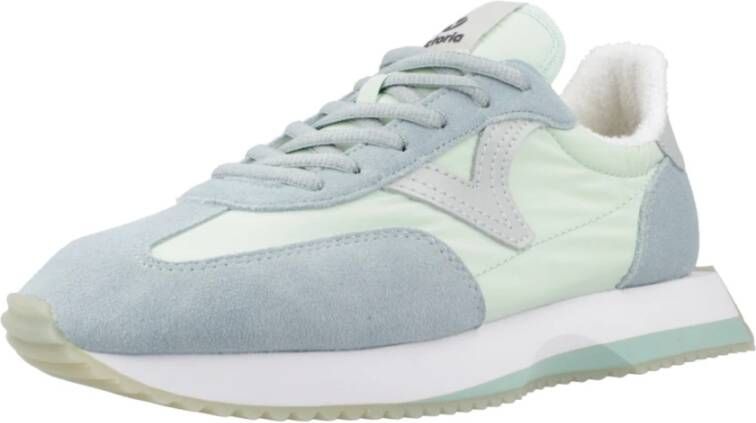 Victoria Monochrome Cosmos Sneakers Green Dames