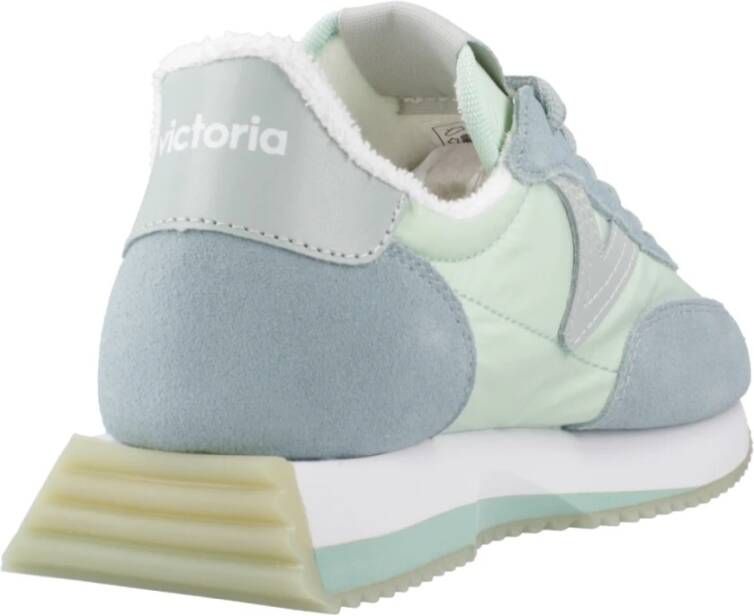 Victoria Monochrome Cosmos Sneakers Green Dames