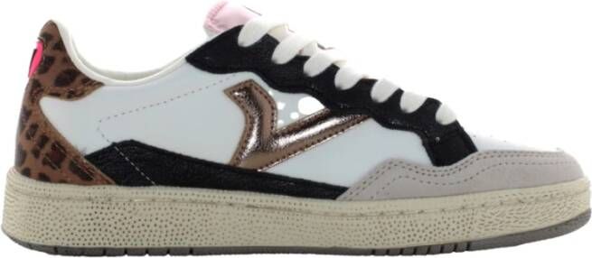 Victoria Sneakers in Fuchsia Kleur Multicolor Dames