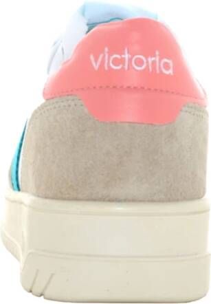 Victoria Sneakers in Wit Roze Multicolor Dames