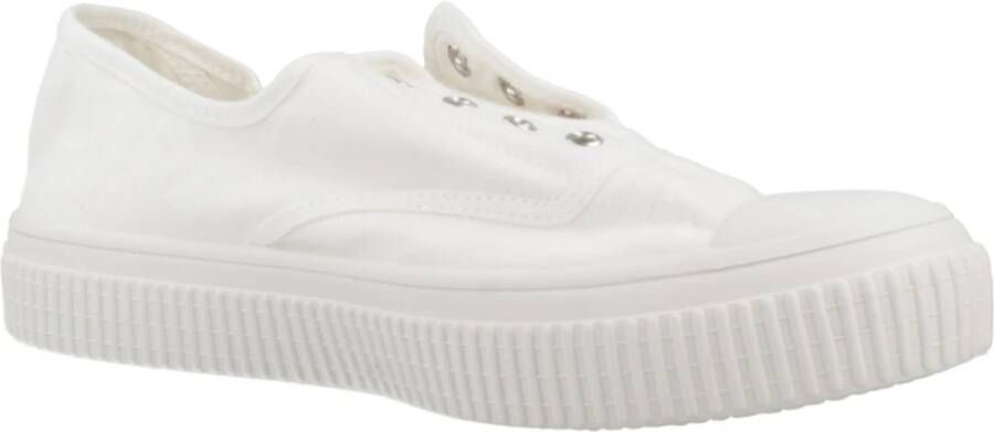 Victoria Stijlvolle Canvas Sneakers voor Vrouwen Beige Dames