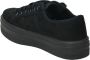 Victoria Zwarte Canvas Platform Sneakers Black - Thumbnail 4