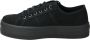 Victoria Zwarte Canvas Platform Sneakers Black - Thumbnail 5