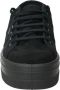 Victoria Zwarte Canvas Platform Sneakers Black - Thumbnail 6