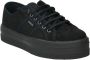Victoria Zwarte Canvas Platform Sneakers Black - Thumbnail 7
