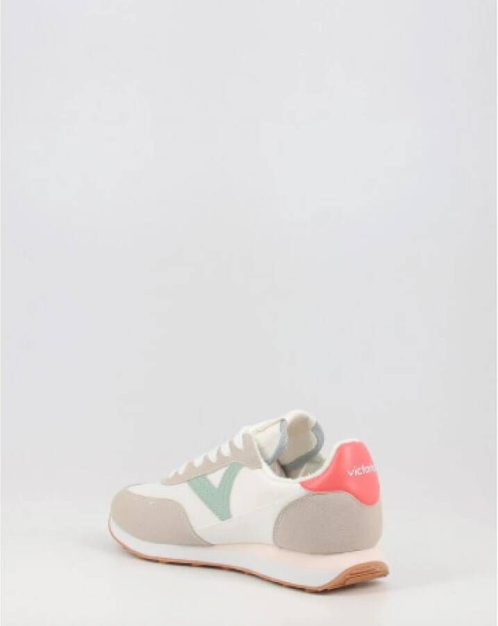 Victoria Taupe Contrast Astro Nylon Sneakers Beige Dames