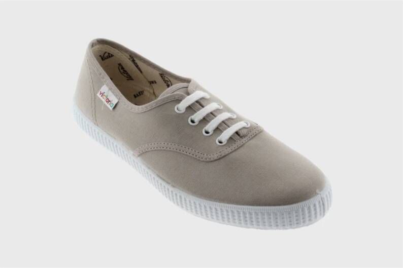 Victoria Trainers 1915 anglaise toile Beige Heren