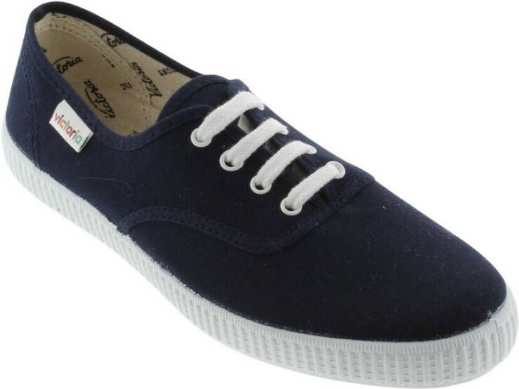 Victoria Trainers 1915 Engels canvas Blauw Dames