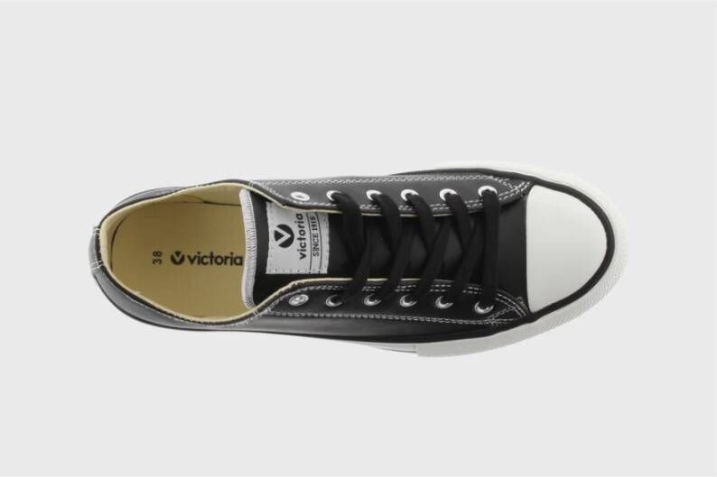 Victoria Trainers tribu double vegane Zwart Dames