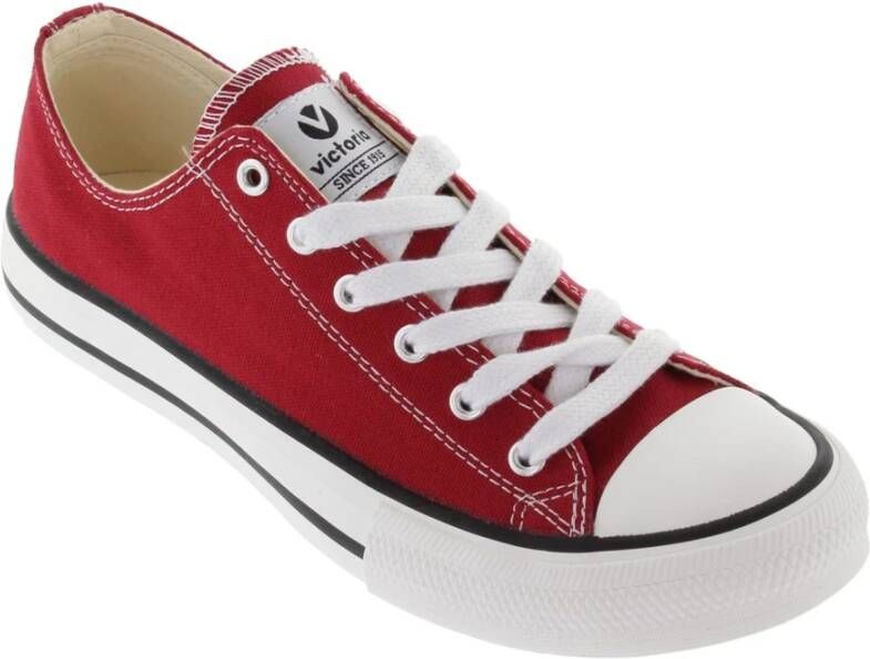 Victoria Trainers tribu toile Rood Dames