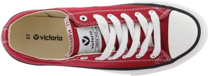 Victoria Trainers tribu toile Rood Dames