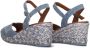 VIGUERA Sandalen Dames 2032 Maat: 39 Materiaal: Denim Kleur: Blauw - Thumbnail 3