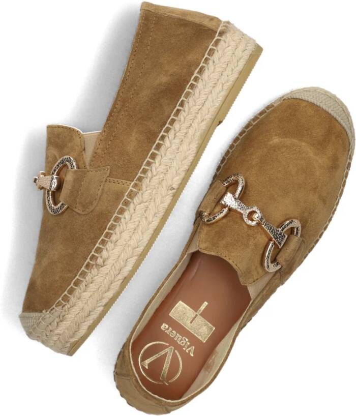 Viguera Cognac Espadrilles Brown Dames