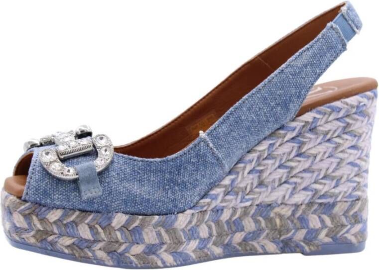 Viguera Wig Espadrilles voor Vrouwen Blue Dames