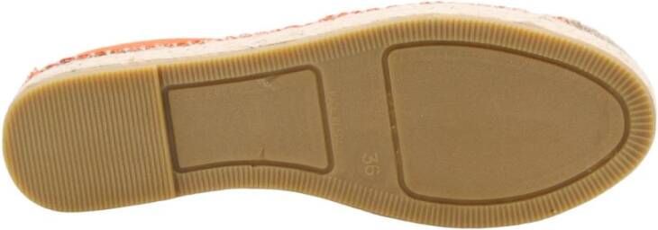 Viguera Chique Zomer Espadrilles Orange Dames