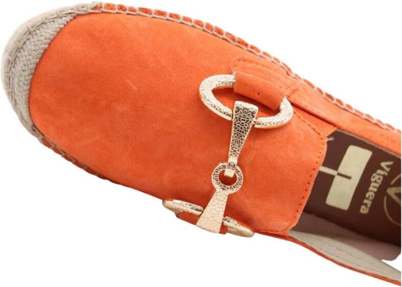 Viguera Espadrille Orange Dames