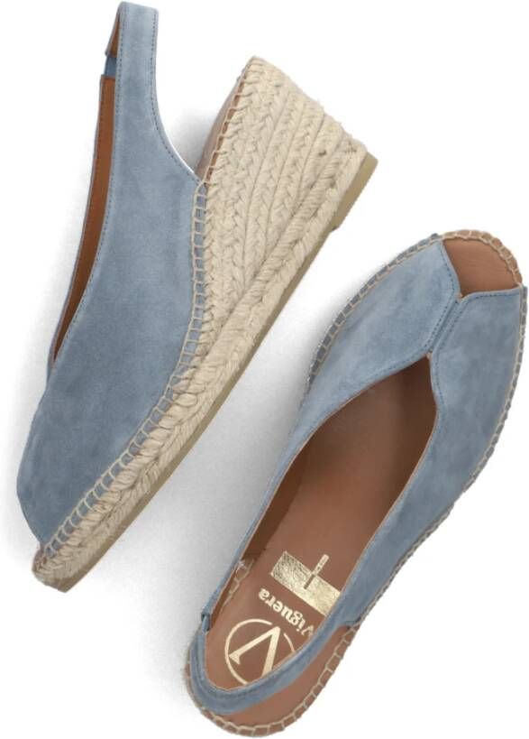 Viguera Espadrilles Jeans blauw Blue Dames