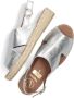 VIGUERA Espadrilles Dames 2171 Met Maat: 36 Materiaal: Leer Kleur: Zilver - Thumbnail 5