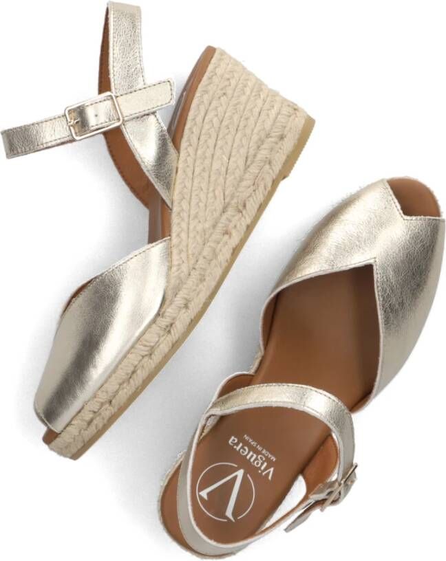 Viguera Gouden Sandalen Yellow Dames