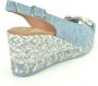 Viguera Jeans Sand.+Gar. jute-SpieZ Blue Dames - Thumbnail 3