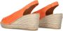 VIGUERA Espadrilles Female Instappers Damesschoenen Suède 2127 Oranje - Thumbnail 3