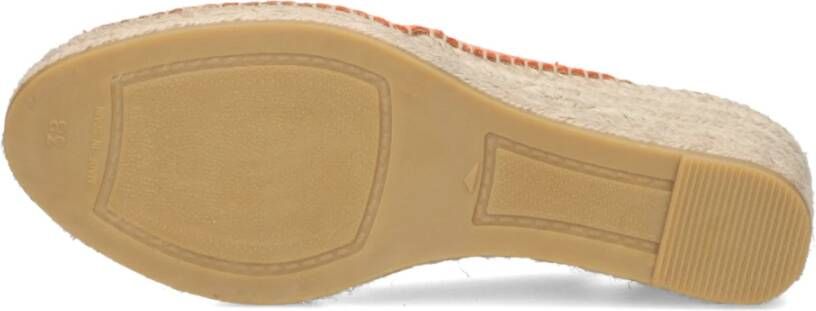 Viguera Oranje Espadrilles Orange Dames