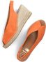 VIGUERA Espadrilles Female Instappers Damesschoenen Suède 2127 Oranje - Thumbnail 5