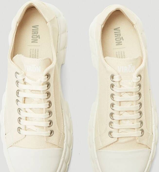 Virón 1968 Gerecyclede Canvas Sneakers Beige Dames