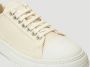 Virón 1968 Gerecyclede Canvas Sneakers Beige Unisex - Thumbnail 5