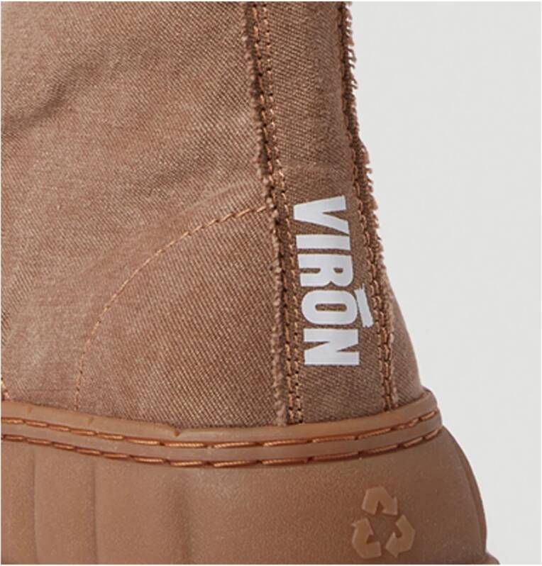 Virón 1992 canvas laarzen Bruin Unisex