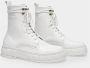 Virón Lace-up Boots White Dames - Thumbnail 2
