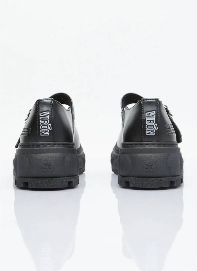 Virón Mary Jane Spike Buckle Schoenen Black Dames