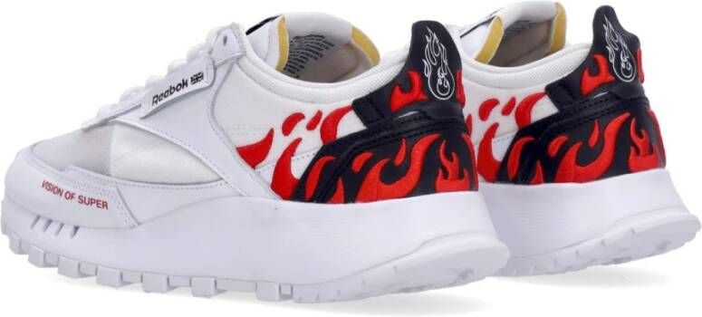 Vision OF Super Reebok Lage Sneaker Wit Rood Herenschoen White Heren