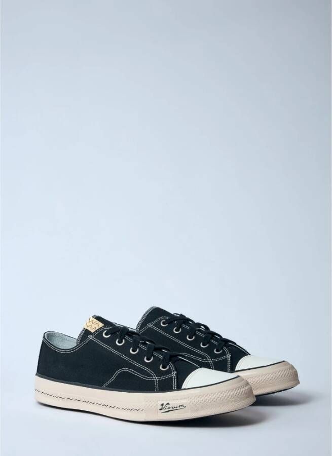 visvim Dash-Print Lage Sneakers Black Heren