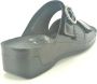 Vital Zwarte Kant Muiltje met Velcro Black Dames - Thumbnail 3