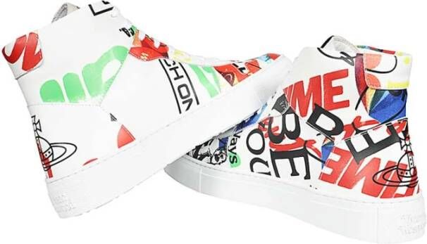 Vivienne Westwood Hoge leren sneakers