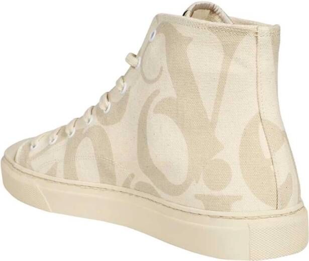 Vivienne Westwood Hoge sneakers van katoen met rubberen zool