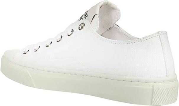 Vivienne Westwood Katoenen Canvas Sneakers Ronde Neus Rubber