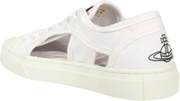 Vivienne Westwood Katoenen Canvas Sneakers Ronde Neus Rubber