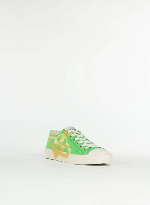 Vivienne Westwood Lage Top Plimsoll 2.0 Green Heren